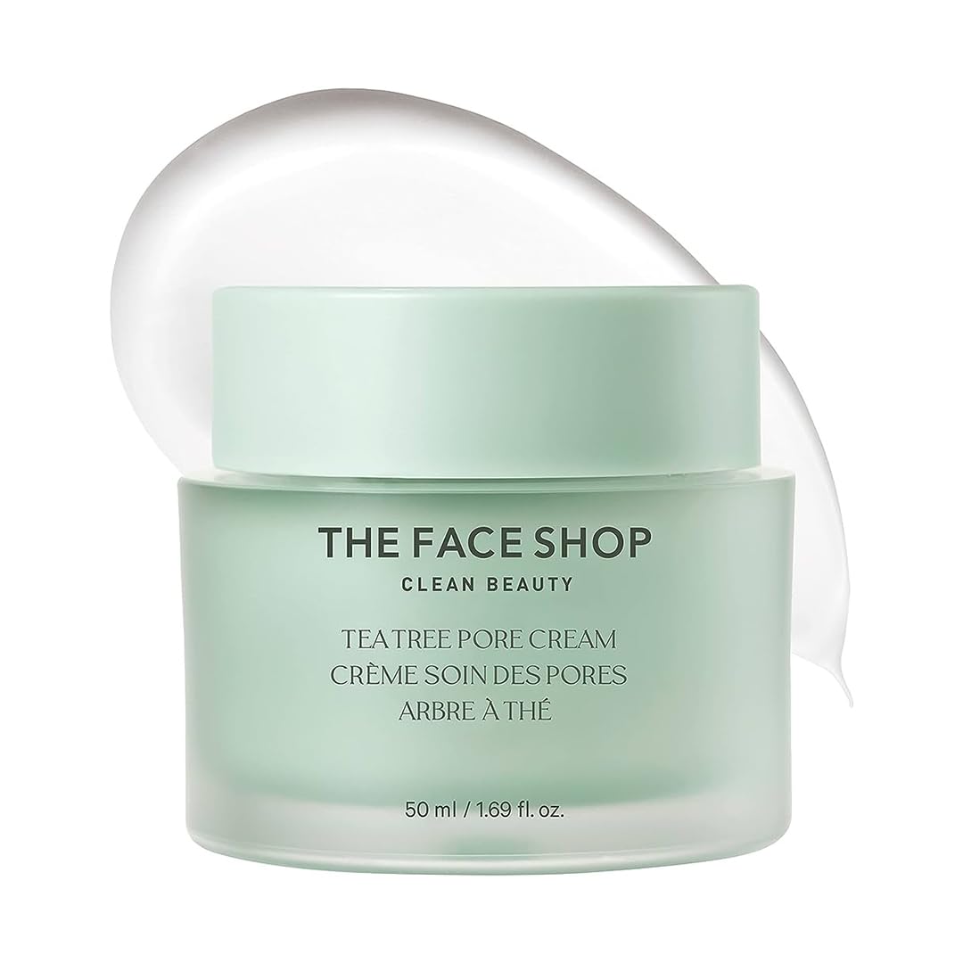Amazon.com: The Face Shop Tea Tree Pore Cream - Pore Minimizer